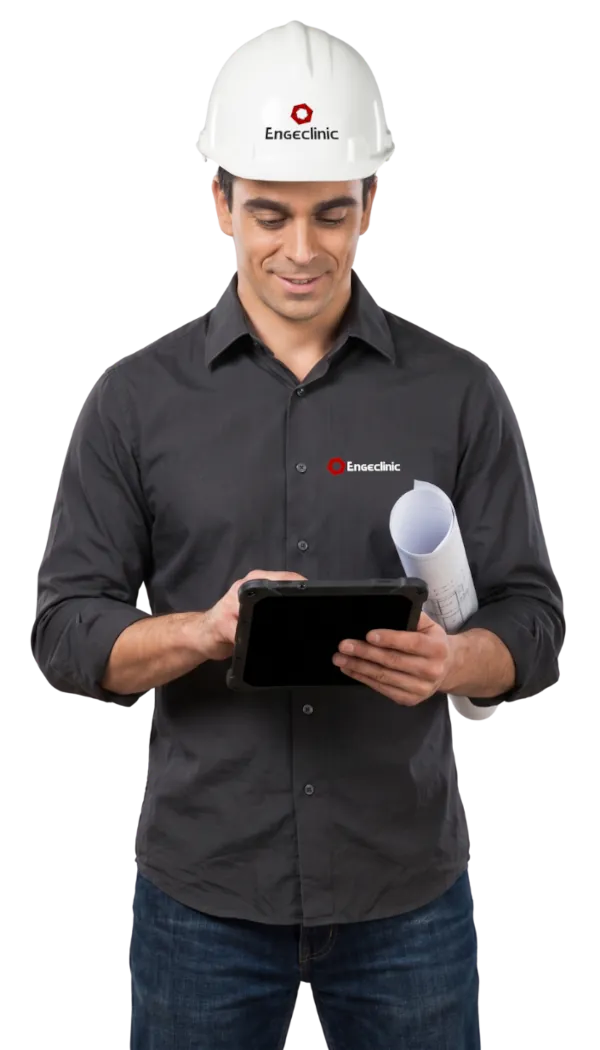 projeto de equipagem médica e hospitalar com a Engeclinic